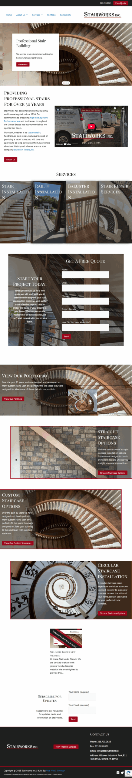 Stairworks Full Homepage