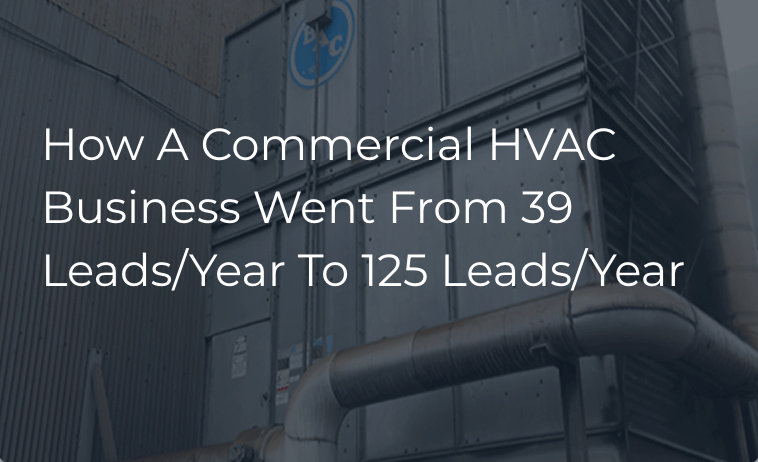 Commercial HVAC SEO Case Study Graphic